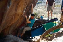 Bouldering in Hueco Tanks on 03/17/2019 with Blue Lizard Climbing and Yoga

Filename: SRM_20190317_1719370.jpg
Aperture: f/4.0
Shutter Speed: 1/250
Body: Canon EOS-1D Mark II
Lens: Canon EF 50mm f/1.8 II
