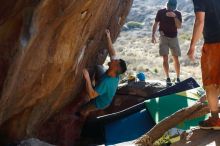 Bouldering in Hueco Tanks on 03/17/2019 with Blue Lizard Climbing and Yoga

Filename: SRM_20190317_1719410.jpg
Aperture: f/4.0
Shutter Speed: 1/250
Body: Canon EOS-1D Mark II
Lens: Canon EF 50mm f/1.8 II