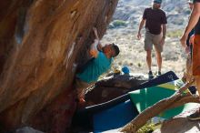 Bouldering in Hueco Tanks on 03/17/2019 with Blue Lizard Climbing and Yoga

Filename: SRM_20190317_1719420.jpg
Aperture: f/4.0
Shutter Speed: 1/250
Body: Canon EOS-1D Mark II
Lens: Canon EF 50mm f/1.8 II