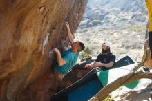 Bouldering in Hueco Tanks on 03/17/2019 with Blue Lizard Climbing and Yoga

Filename: SRM_20190317_1724190.jpg
Aperture: f/4.0
Shutter Speed: 1/250
Body: Canon EOS-1D Mark II
Lens: Canon EF 50mm f/1.8 II