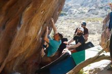 Bouldering in Hueco Tanks on 03/17/2019 with Blue Lizard Climbing and Yoga

Filename: SRM_20190317_1728220.jpg
Aperture: f/4.0
Shutter Speed: 1/250
Body: Canon EOS-1D Mark II
Lens: Canon EF 50mm f/1.8 II