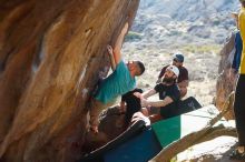 Bouldering in Hueco Tanks on 03/17/2019 with Blue Lizard Climbing and Yoga

Filename: SRM_20190317_1728240.jpg
Aperture: f/4.0
Shutter Speed: 1/250
Body: Canon EOS-1D Mark II
Lens: Canon EF 50mm f/1.8 II