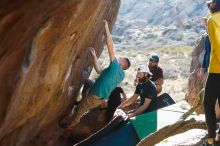 Bouldering in Hueco Tanks on 03/17/2019 with Blue Lizard Climbing and Yoga

Filename: SRM_20190317_1728260.jpg
Aperture: f/4.0
Shutter Speed: 1/250
Body: Canon EOS-1D Mark II
Lens: Canon EF 50mm f/1.8 II