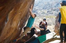 Bouldering in Hueco Tanks on 03/17/2019 with Blue Lizard Climbing and Yoga

Filename: SRM_20190317_1728280.jpg
Aperture: f/4.0
Shutter Speed: 1/250
Body: Canon EOS-1D Mark II
Lens: Canon EF 50mm f/1.8 II