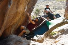 Bouldering in Hueco Tanks on 03/17/2019 with Blue Lizard Climbing and Yoga

Filename: SRM_20190317_1730310.jpg
Aperture: f/4.0
Shutter Speed: 1/250
Body: Canon EOS-1D Mark II
Lens: Canon EF 50mm f/1.8 II