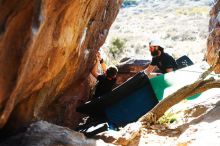 Bouldering in Hueco Tanks on 03/17/2019 with Blue Lizard Climbing and Yoga

Filename: SRM_20190317_1731370.jpg
Aperture: f/4.0
Shutter Speed: 1/250
Body: Canon EOS-1D Mark II
Lens: Canon EF 50mm f/1.8 II