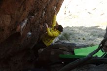 Bouldering in Hueco Tanks on 03/20/2019 with Blue Lizard Climbing and Yoga

Filename: SRM_20190320_0906280.jpg
Aperture: f/3.5
Shutter Speed: 1/640
Body: Canon EOS-1D Mark II
Lens: Canon EF 50mm f/1.8 II