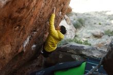 Bouldering in Hueco Tanks on 03/20/2019 with Blue Lizard Climbing and Yoga

Filename: SRM_20190320_0922410.jpg
Aperture: f/3.5
Shutter Speed: 1/400
Body: Canon EOS-1D Mark II
Lens: Canon EF 50mm f/1.8 II