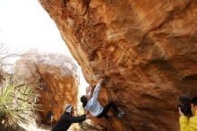 Bouldering in Hueco Tanks on 03/20/2019 with Blue Lizard Climbing and Yoga

Filename: SRM_20190320_0957190.jpg
Aperture: f/5.6
Shutter Speed: 1/250
Body: Canon EOS-1D Mark II
Lens: Canon EF 16-35mm f/2.8 L