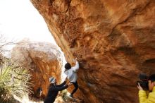 Bouldering in Hueco Tanks on 03/20/2019 with Blue Lizard Climbing and Yoga

Filename: SRM_20190320_0957260.jpg
Aperture: f/5.6
Shutter Speed: 1/250
Body: Canon EOS-1D Mark II
Lens: Canon EF 16-35mm f/2.8 L