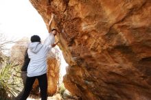 Bouldering in Hueco Tanks on 03/20/2019 with Blue Lizard Climbing and Yoga

Filename: SRM_20190320_1002550.jpg
Aperture: f/5.6
Shutter Speed: 1/250
Body: Canon EOS-1D Mark II
Lens: Canon EF 16-35mm f/2.8 L