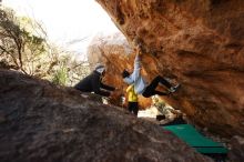 Bouldering in Hueco Tanks on 03/20/2019 with Blue Lizard Climbing and Yoga

Filename: SRM_20190320_1012170.jpg
Aperture: f/5.6
Shutter Speed: 1/250
Body: Canon EOS-1D Mark II
Lens: Canon EF 16-35mm f/2.8 L