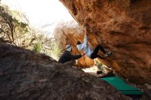Bouldering in Hueco Tanks on 03/20/2019 with Blue Lizard Climbing and Yoga

Filename: SRM_20190320_1014190.jpg
Aperture: f/5.6
Shutter Speed: 1/250
Body: Canon EOS-1D Mark II
Lens: Canon EF 16-35mm f/2.8 L