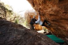 Bouldering in Hueco Tanks on 03/20/2019 with Blue Lizard Climbing and Yoga

Filename: SRM_20190320_1017580.jpg
Aperture: f/5.6
Shutter Speed: 1/250
Body: Canon EOS-1D Mark II
Lens: Canon EF 16-35mm f/2.8 L