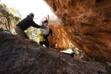 Bouldering in Hueco Tanks on 03/20/2019 with Blue Lizard Climbing and Yoga

Filename: SRM_20190320_1021281.jpg
Aperture: f/5.6
Shutter Speed: 1/250
Body: Canon EOS-1D Mark II
Lens: Canon EF 16-35mm f/2.8 L