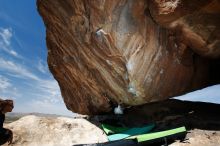 Bouldering in Hueco Tanks on 03/20/2019 with Blue Lizard Climbing and Yoga

Filename: SRM_20190320_1205200.jpg
Aperture: f/5.6
Shutter Speed: 1/250
Body: Canon EOS-1D Mark II
Lens: Canon EF 16-35mm f/2.8 L