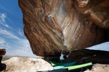 Bouldering in Hueco Tanks on 03/20/2019 with Blue Lizard Climbing and Yoga

Filename: SRM_20190320_1205310.jpg
Aperture: f/5.6
Shutter Speed: 1/250
Body: Canon EOS-1D Mark II
Lens: Canon EF 16-35mm f/2.8 L