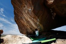 Bouldering in Hueco Tanks on 03/20/2019 with Blue Lizard Climbing and Yoga

Filename: SRM_20190320_1205330.jpg
Aperture: f/5.6
Shutter Speed: 1/250
Body: Canon EOS-1D Mark II
Lens: Canon EF 16-35mm f/2.8 L