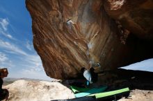 Bouldering in Hueco Tanks on 03/20/2019 with Blue Lizard Climbing and Yoga

Filename: SRM_20190320_1205340.jpg
Aperture: f/5.6
Shutter Speed: 1/250
Body: Canon EOS-1D Mark II
Lens: Canon EF 16-35mm f/2.8 L