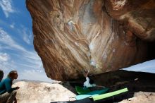 Bouldering in Hueco Tanks on 03/20/2019 with Blue Lizard Climbing and Yoga

Filename: SRM_20190320_1209180.jpg
Aperture: f/5.6
Shutter Speed: 1/250
Body: Canon EOS-1D Mark II
Lens: Canon EF 16-35mm f/2.8 L