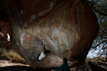 Bouldering in Hueco Tanks on 03/20/2019 with Blue Lizard Climbing and Yoga

Filename: SRM_20190320_1253420.jpg
Aperture: f/5.6
Shutter Speed: 1/250
Body: Canon EOS-1D Mark II
Lens: Canon EF 16-35mm f/2.8 L