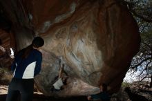 Bouldering in Hueco Tanks on 03/20/2019 with Blue Lizard Climbing and Yoga

Filename: SRM_20190320_1307590.jpg
Aperture: f/5.6
Shutter Speed: 1/250
Body: Canon EOS-1D Mark II
Lens: Canon EF 16-35mm f/2.8 L