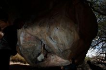 Bouldering in Hueco Tanks on 03/20/2019 with Blue Lizard Climbing and Yoga

Filename: SRM_20190320_1308010.jpg
Aperture: f/5.6
Shutter Speed: 1/250
Body: Canon EOS-1D Mark II
Lens: Canon EF 16-35mm f/2.8 L