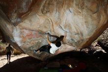 Bouldering in Hueco Tanks on 03/20/2019 with Blue Lizard Climbing and Yoga

Filename: SRM_20190320_1320390.jpg
Aperture: f/6.3
Shutter Speed: 1/250
Body: Canon EOS-1D Mark II
Lens: Canon EF 16-35mm f/2.8 L