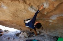 Bouldering in Hueco Tanks on 03/20/2019 with Blue Lizard Climbing and Yoga

Filename: SRM_20190320_1546560.jpg
Aperture: f/5.6
Shutter Speed: 1/200
Body: Canon EOS-1D Mark II
Lens: Canon EF 16-35mm f/2.8 L