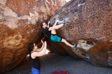 Bouldering in Hueco Tanks on 03/29/2019 with Blue Lizard Climbing and Yoga

Filename: SRM_20190329_0927200.jpg
Aperture: f/5.6
Shutter Speed: 1/250
Body: Canon EOS-1D Mark II
Lens: Canon EF 16-35mm f/2.8 L