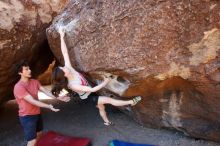 Bouldering in Hueco Tanks on 03/29/2019 with Blue Lizard Climbing and Yoga

Filename: SRM_20190329_0934470.jpg
Aperture: f/5.6
Shutter Speed: 1/250
Body: Canon EOS-1D Mark II
Lens: Canon EF 16-35mm f/2.8 L