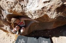 Bouldering in Hueco Tanks on 03/29/2019 with Blue Lizard Climbing and Yoga

Filename: SRM_20190329_1001260.jpg
Aperture: f/5.6
Shutter Speed: 1/500
Body: Canon EOS-1D Mark II
Lens: Canon EF 16-35mm f/2.8 L