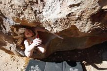 Bouldering in Hueco Tanks on 03/29/2019 with Blue Lizard Climbing and Yoga

Filename: SRM_20190329_1001281.jpg
Aperture: f/5.6
Shutter Speed: 1/640
Body: Canon EOS-1D Mark II
Lens: Canon EF 16-35mm f/2.8 L