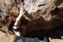 Bouldering in Hueco Tanks on 03/29/2019 with Blue Lizard Climbing and Yoga

Filename: SRM_20190329_1001310.jpg
Aperture: f/5.6
Shutter Speed: 1/800
Body: Canon EOS-1D Mark II
Lens: Canon EF 16-35mm f/2.8 L