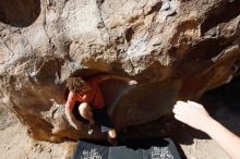 Bouldering in Hueco Tanks on 03/29/2019 with Blue Lizard Climbing and Yoga

Filename: SRM_20190329_1010070.jpg
Aperture: f/5.6
Shutter Speed: 1/640
Body: Canon EOS-1D Mark II
Lens: Canon EF 16-35mm f/2.8 L