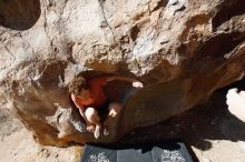 Bouldering in Hueco Tanks on 03/29/2019 with Blue Lizard Climbing and Yoga

Filename: SRM_20190329_1010160.jpg
Aperture: f/5.6
Shutter Speed: 1/640
Body: Canon EOS-1D Mark II
Lens: Canon EF 16-35mm f/2.8 L