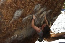 Bouldering in Hueco Tanks on 03/29/2019 with Blue Lizard Climbing and Yoga

Filename: SRM_20190329_1026030.jpg
Aperture: f/5.6
Shutter Speed: 1/250
Body: Canon EOS-1D Mark II
Lens: Canon EF 50mm f/1.8 II