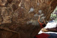 Bouldering in Hueco Tanks on 03/29/2019 with Blue Lizard Climbing and Yoga

Filename: SRM_20190329_1053051.jpg
Aperture: f/5.6
Shutter Speed: 1/250
Body: Canon EOS-1D Mark II
Lens: Canon EF 16-35mm f/2.8 L