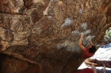 Bouldering in Hueco Tanks on 03/29/2019 with Blue Lizard Climbing and Yoga

Filename: SRM_20190329_1053120.jpg
Aperture: f/5.6
Shutter Speed: 1/250
Body: Canon EOS-1D Mark II
Lens: Canon EF 16-35mm f/2.8 L