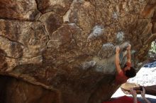 Bouldering in Hueco Tanks on 03/29/2019 with Blue Lizard Climbing and Yoga

Filename: SRM_20190329_1053180.jpg
Aperture: f/5.6
Shutter Speed: 1/250
Body: Canon EOS-1D Mark II
Lens: Canon EF 16-35mm f/2.8 L