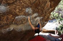 Bouldering in Hueco Tanks on 03/29/2019 with Blue Lizard Climbing and Yoga

Filename: SRM_20190329_1058020.jpg
Aperture: f/5.6
Shutter Speed: 1/250
Body: Canon EOS-1D Mark II
Lens: Canon EF 16-35mm f/2.8 L