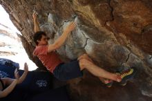 Bouldering in Hueco Tanks on 03/29/2019 with Blue Lizard Climbing and Yoga

Filename: SRM_20190329_1107570.jpg
Aperture: f/5.6
Shutter Speed: 1/250
Body: Canon EOS-1D Mark II
Lens: Canon EF 16-35mm f/2.8 L