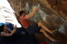 Bouldering in Hueco Tanks on 03/29/2019 with Blue Lizard Climbing and Yoga

Filename: SRM_20190329_1107580.jpg
Aperture: f/5.6
Shutter Speed: 1/250
Body: Canon EOS-1D Mark II
Lens: Canon EF 16-35mm f/2.8 L