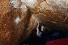 Bouldering in Hueco Tanks on 03/29/2019 with Blue Lizard Climbing and Yoga

Filename: SRM_20190329_1114180.jpg
Aperture: f/5.6
Shutter Speed: 1/250
Body: Canon EOS-1D Mark II
Lens: Canon EF 16-35mm f/2.8 L