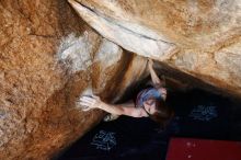 Bouldering in Hueco Tanks on 03/29/2019 with Blue Lizard Climbing and Yoga

Filename: SRM_20190329_1116530.jpg
Aperture: f/5.6
Shutter Speed: 1/200
Body: Canon EOS-1D Mark II
Lens: Canon EF 16-35mm f/2.8 L