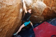 Bouldering in Hueco Tanks on 03/29/2019 with Blue Lizard Climbing and Yoga

Filename: SRM_20190329_1122180.jpg
Aperture: f/5.6
Shutter Speed: 1/200
Body: Canon EOS-1D Mark II
Lens: Canon EF 16-35mm f/2.8 L