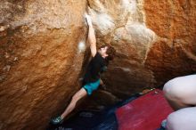 Bouldering in Hueco Tanks on 03/29/2019 with Blue Lizard Climbing and Yoga

Filename: SRM_20190329_1124480.jpg
Aperture: f/5.6
Shutter Speed: 1/200
Body: Canon EOS-1D Mark II
Lens: Canon EF 16-35mm f/2.8 L