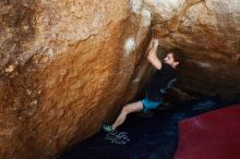 Bouldering in Hueco Tanks on 03/29/2019 with Blue Lizard Climbing and Yoga

Filename: SRM_20190329_1128551.jpg
Aperture: f/5.6
Shutter Speed: 1/250
Body: Canon EOS-1D Mark II
Lens: Canon EF 16-35mm f/2.8 L