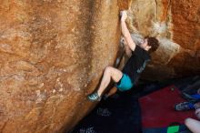 Bouldering in Hueco Tanks on 03/29/2019 with Blue Lizard Climbing and Yoga

Filename: SRM_20190329_1129320.jpg
Aperture: f/5.6
Shutter Speed: 1/250
Body: Canon EOS-1D Mark II
Lens: Canon EF 16-35mm f/2.8 L