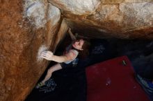 Bouldering in Hueco Tanks on 03/29/2019 with Blue Lizard Climbing and Yoga

Filename: SRM_20190329_1132510.jpg
Aperture: f/5.6
Shutter Speed: 1/250
Body: Canon EOS-1D Mark II
Lens: Canon EF 16-35mm f/2.8 L